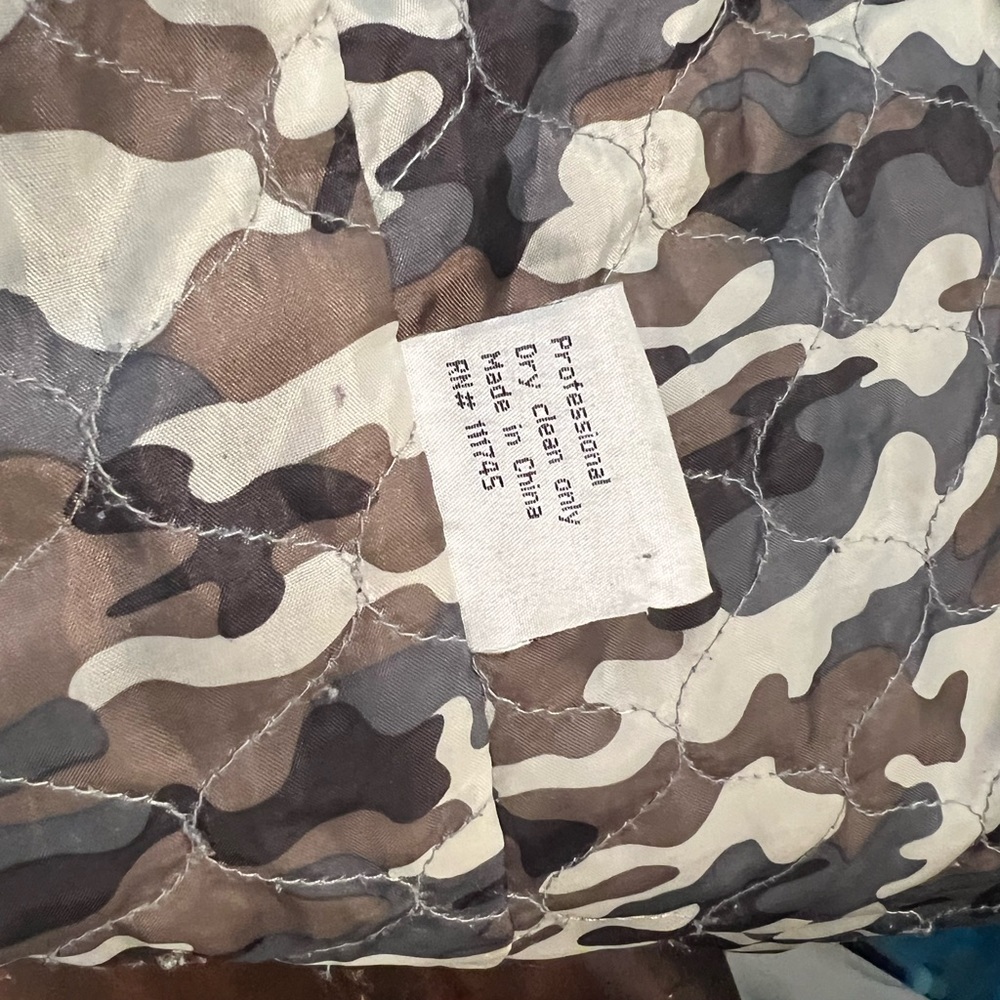 Edge by WD Black Corduroy Jacket with Camouflage inner lining medium - Picture 7 of 11